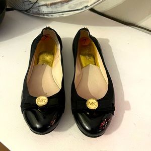 Michael Kors Ballet Flats Black Patent Leather